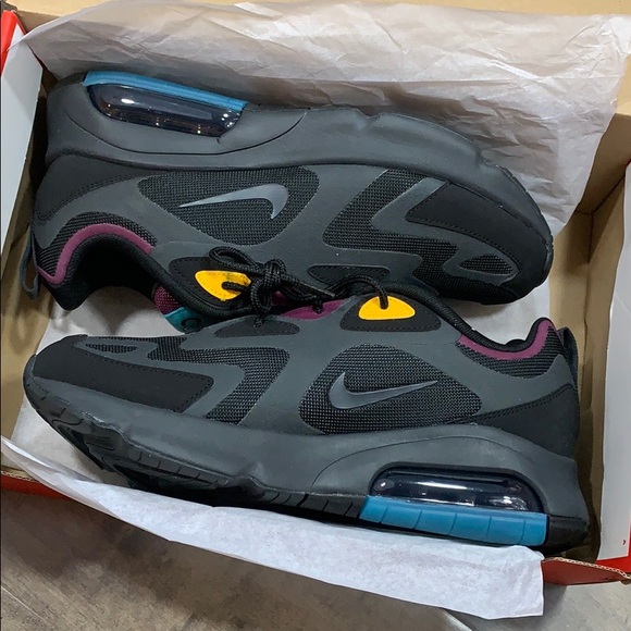 NIKE AIR MAX 200 Bl/Anthracite-Bordeaux - Picture 3 of 16